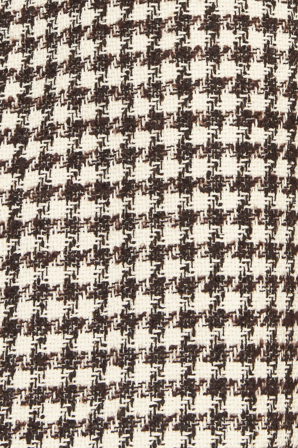 ELEGANT CHECK BROWN TWEED MINI DRESS - FINAL SALE