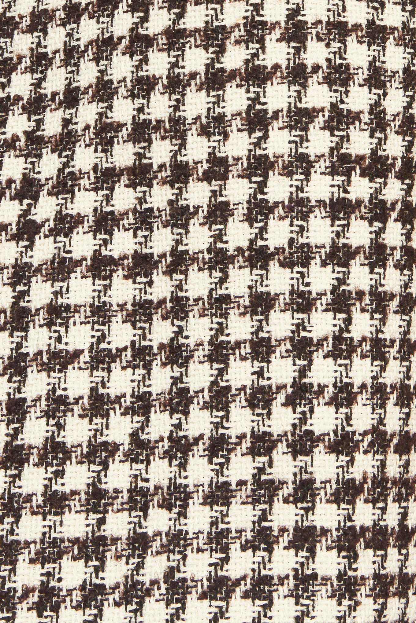 ELEGANT CHECK BROWN TWEED MINI DRESS - FINAL SALE