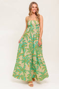 AUGUST TROPICAL MAXI DRESS - FINAL SALE