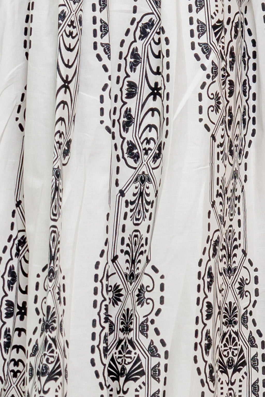 SUMMER SILHOUETTE STRAPLESS BLACK & WHITE MIDI DRESS