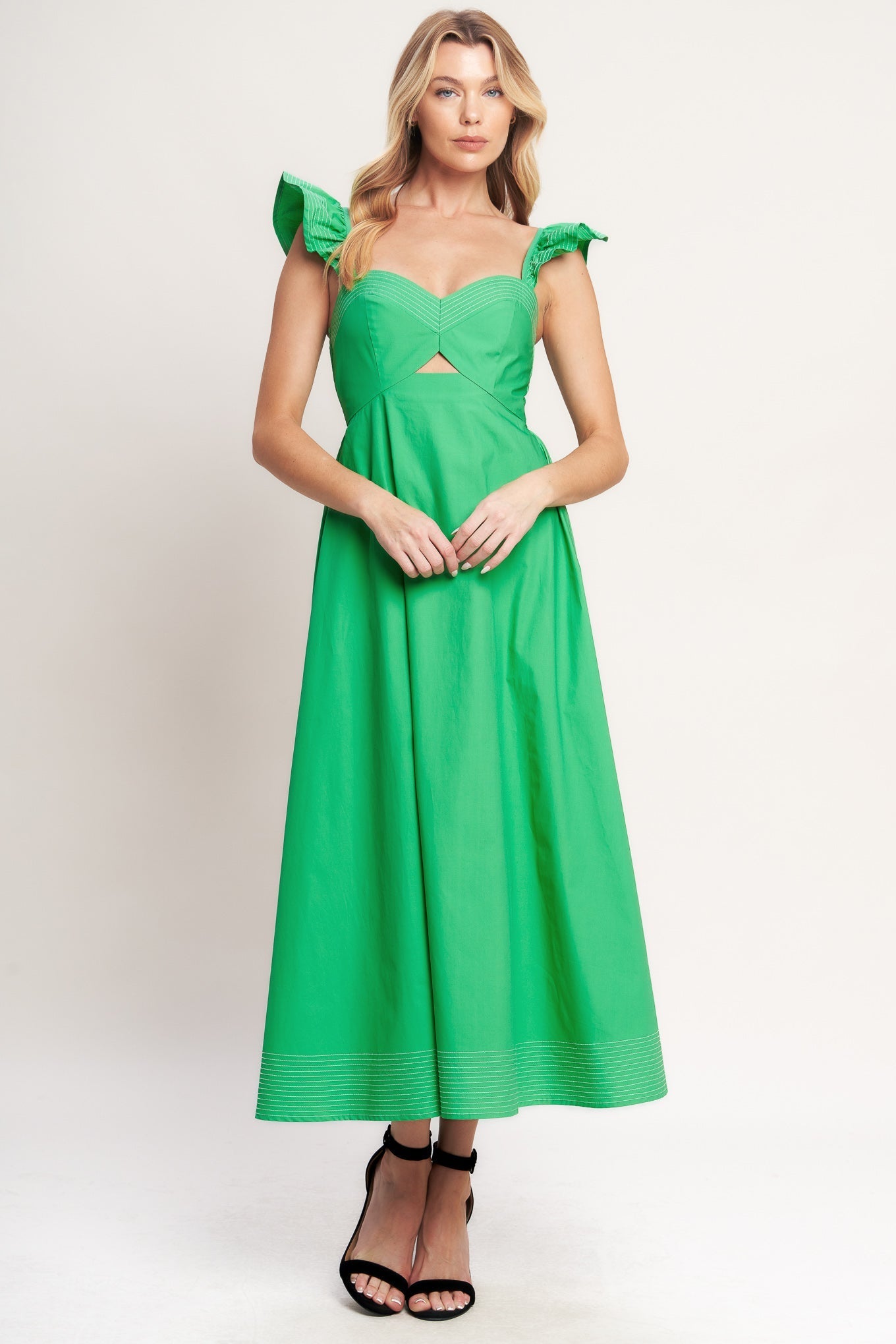 BEAUTIFULLY UNEXPECTED MIDI DRESS