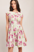 BLOSSOM BABE PINK MINI DRESS