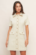 Size M. BOUCL¨¦ AFFAIR TWEED MINI DRESS - FINAL SALE