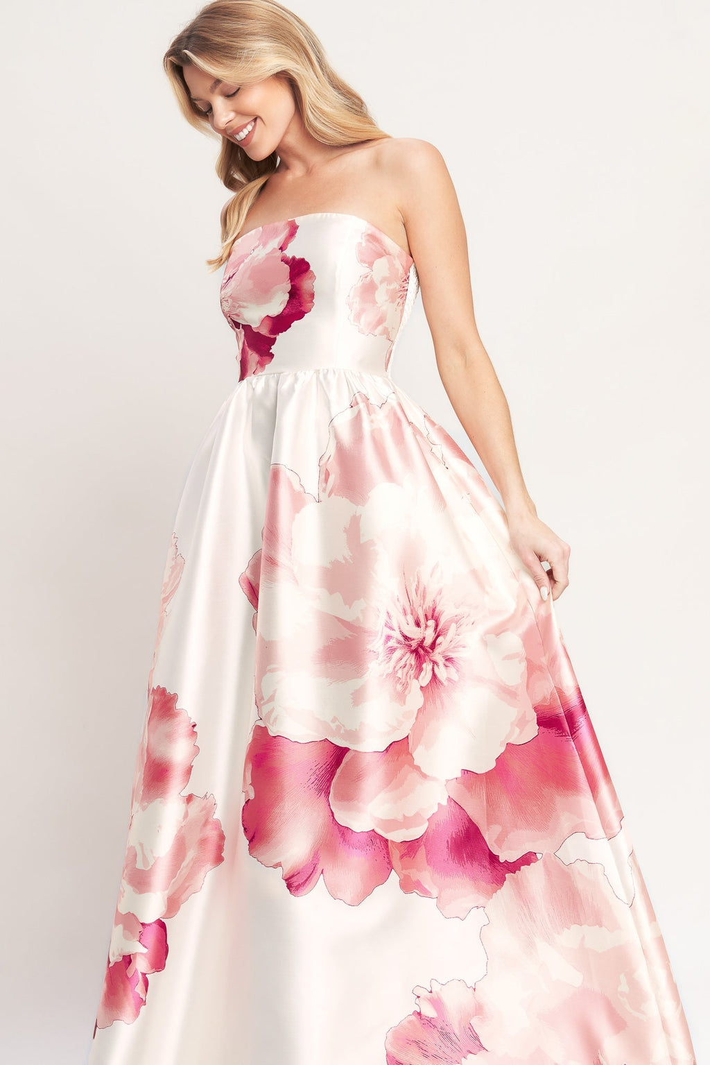 LUXE PEONY MAXI DRESS