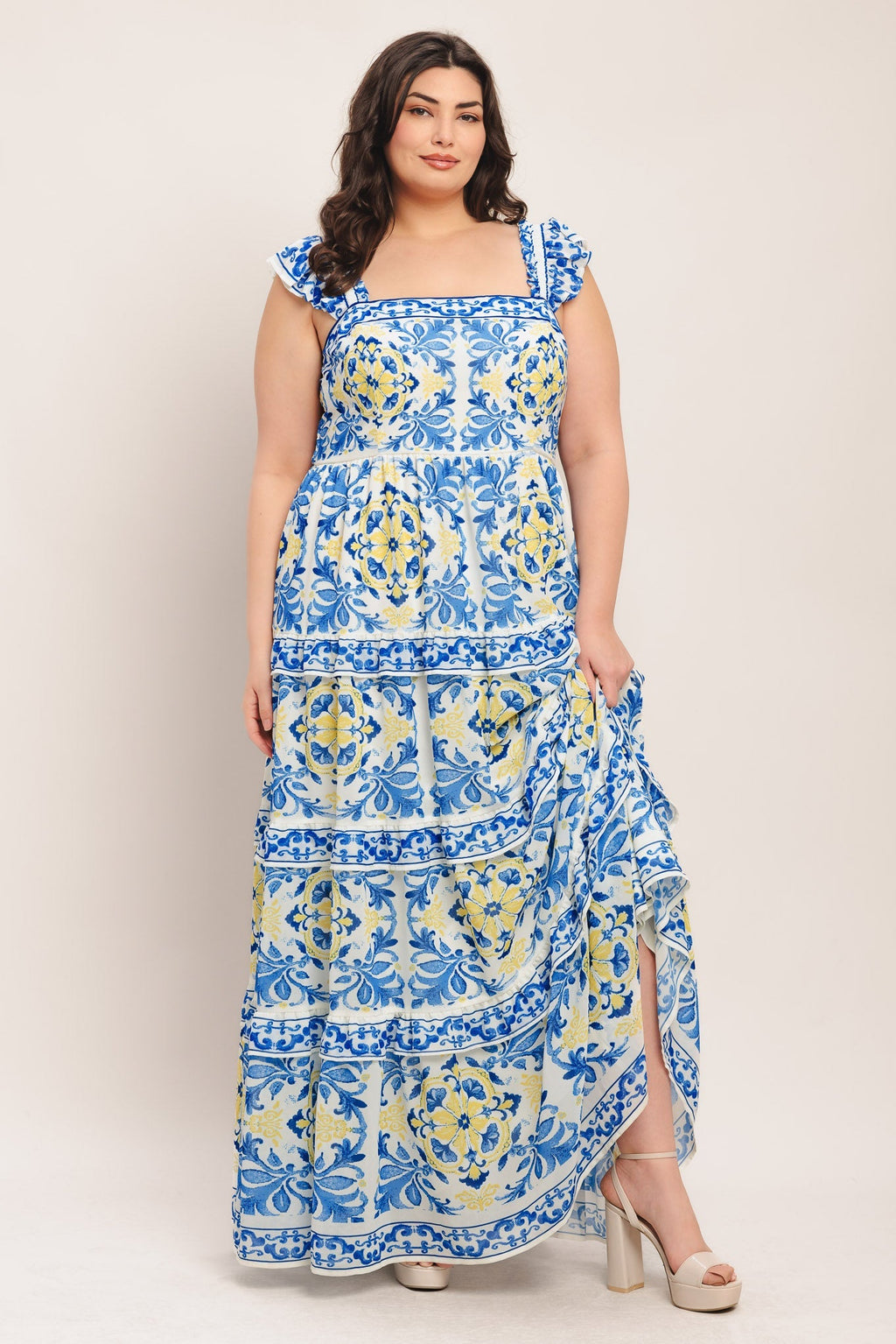 SALTY AIR SWEETHEART BLUE MAXI DRESS