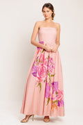 ROSE SERENADE LIGHT PINK MAXI DRESS - FINAL SALE