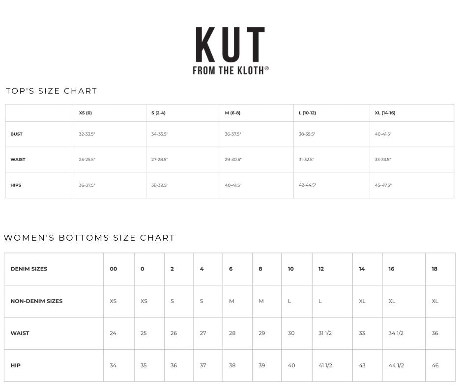 Kut From The Kloth - Sienna High Rise Straight Leg Jeans