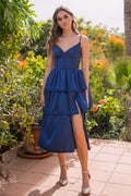 Maeve Corset Midi Dress - Navy