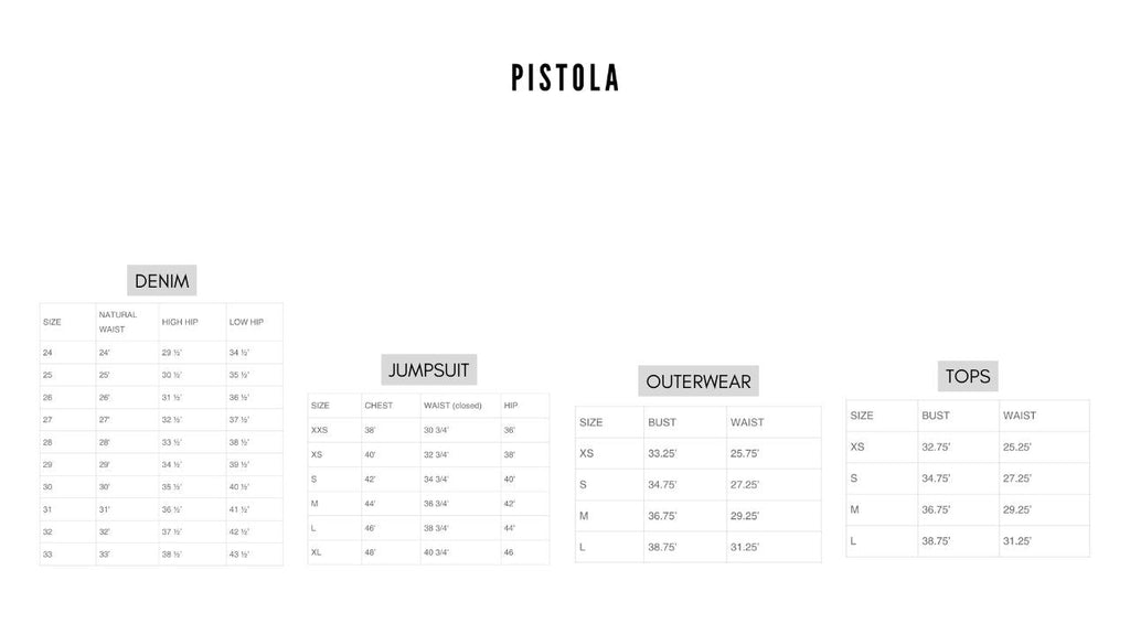 Pistola - Cassie Crop Super High Rise Straight Leg Jeans