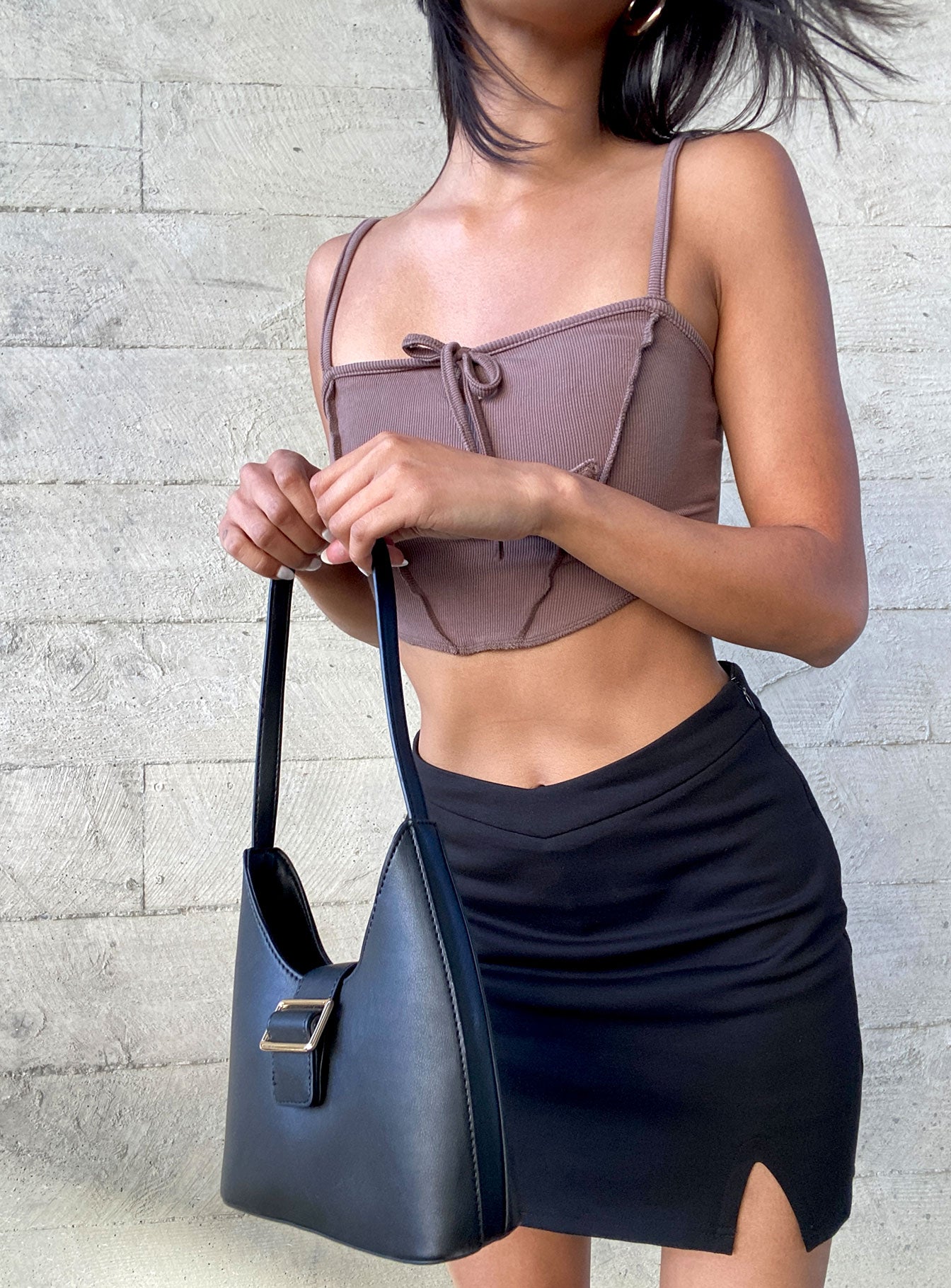 Split detail skort
