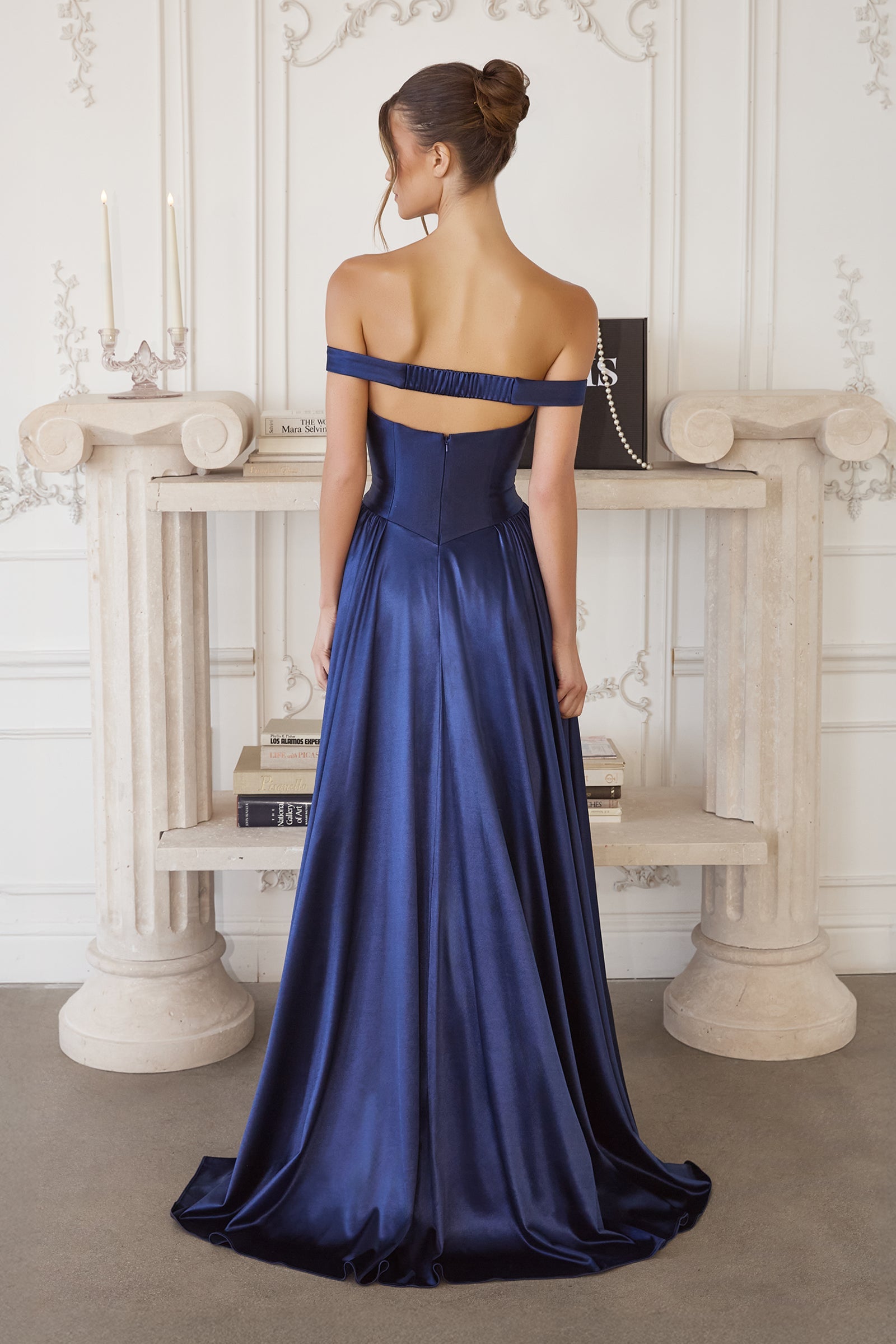 Trista Gown - Satin A-line Dress