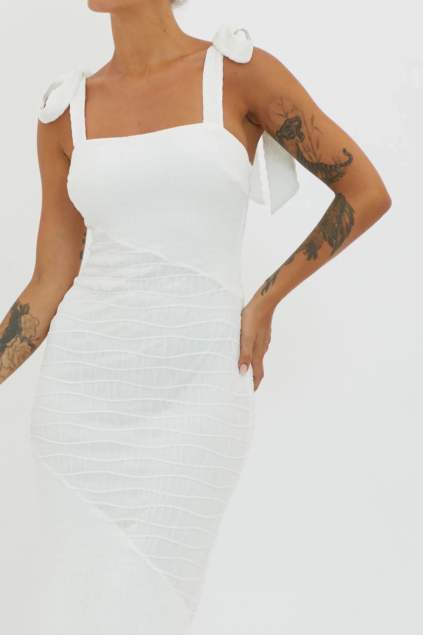 Valentina Maxi - White - FINAL SALE