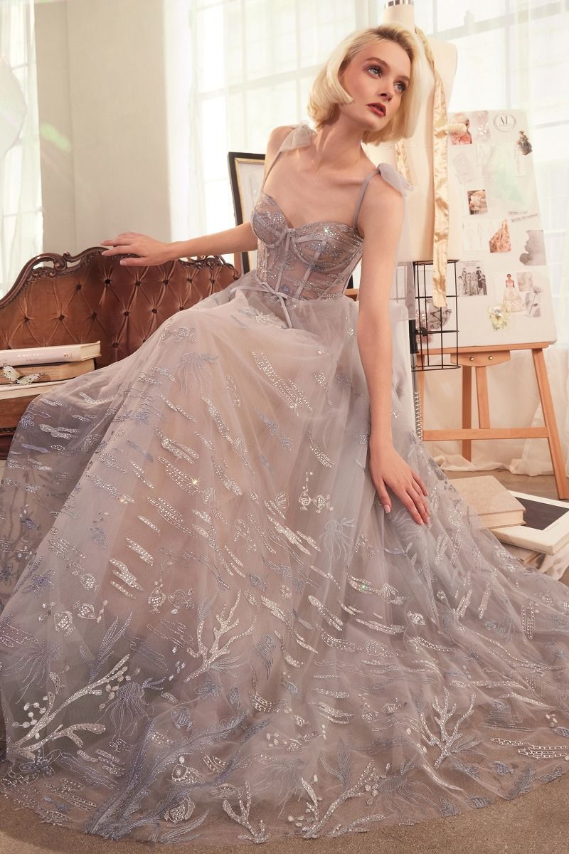 A1458 - UNDER THE SEA EMBROIDERY GOWN - Andrea & Leo