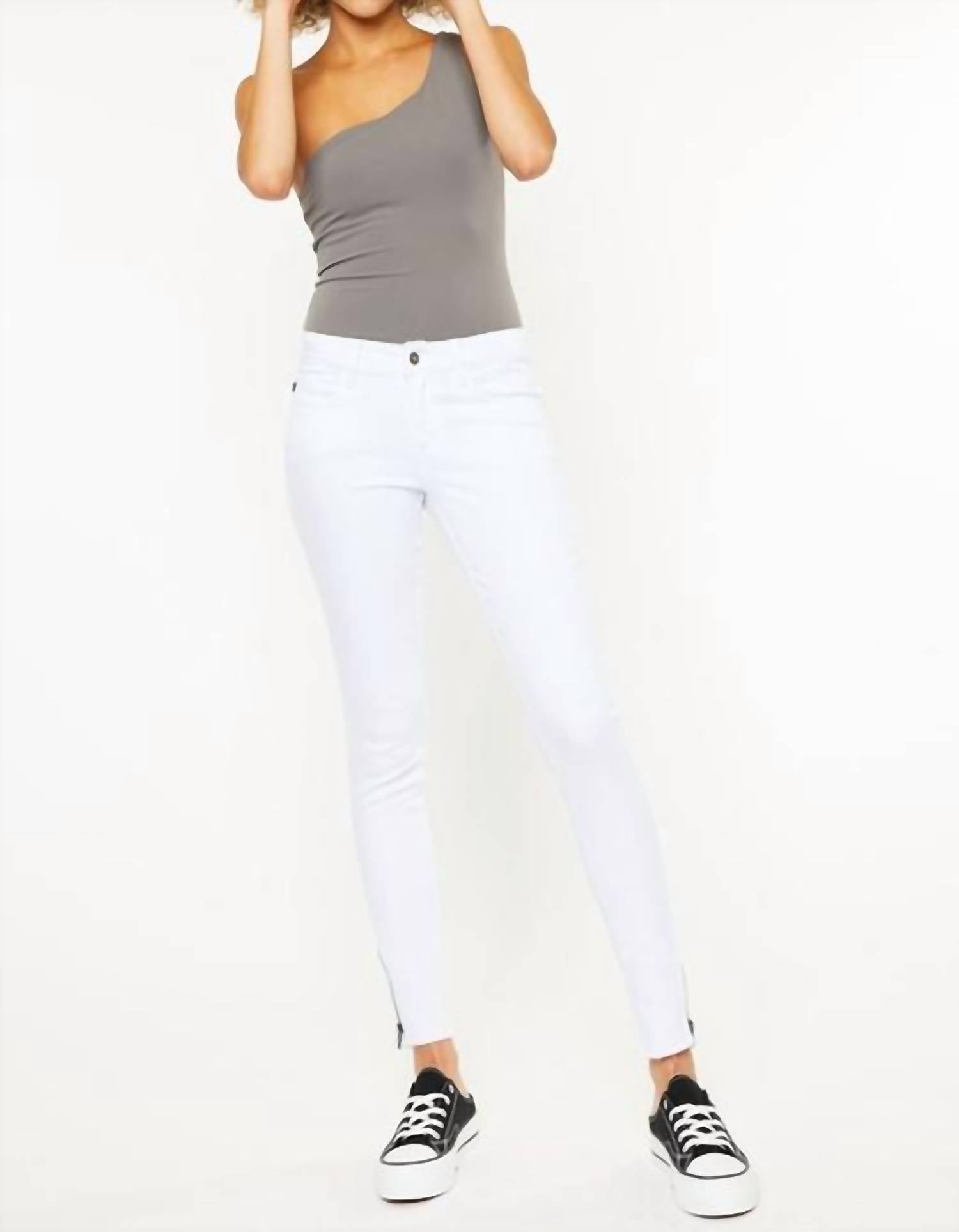 Kancan - Holland Mid Rise Ankle Skinny Jeans