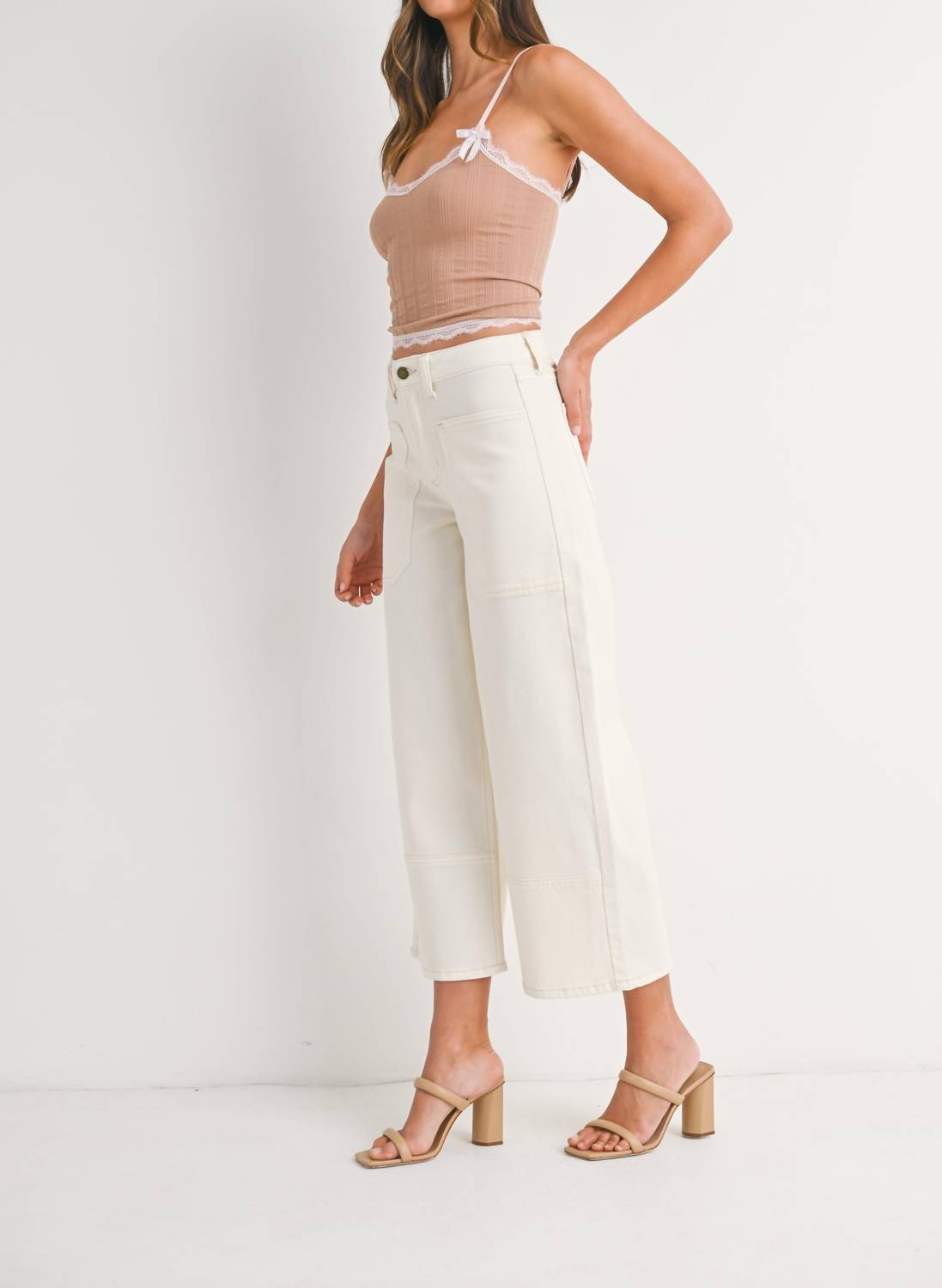 Just Black Denim - Susie High Rise Cropped Jeans