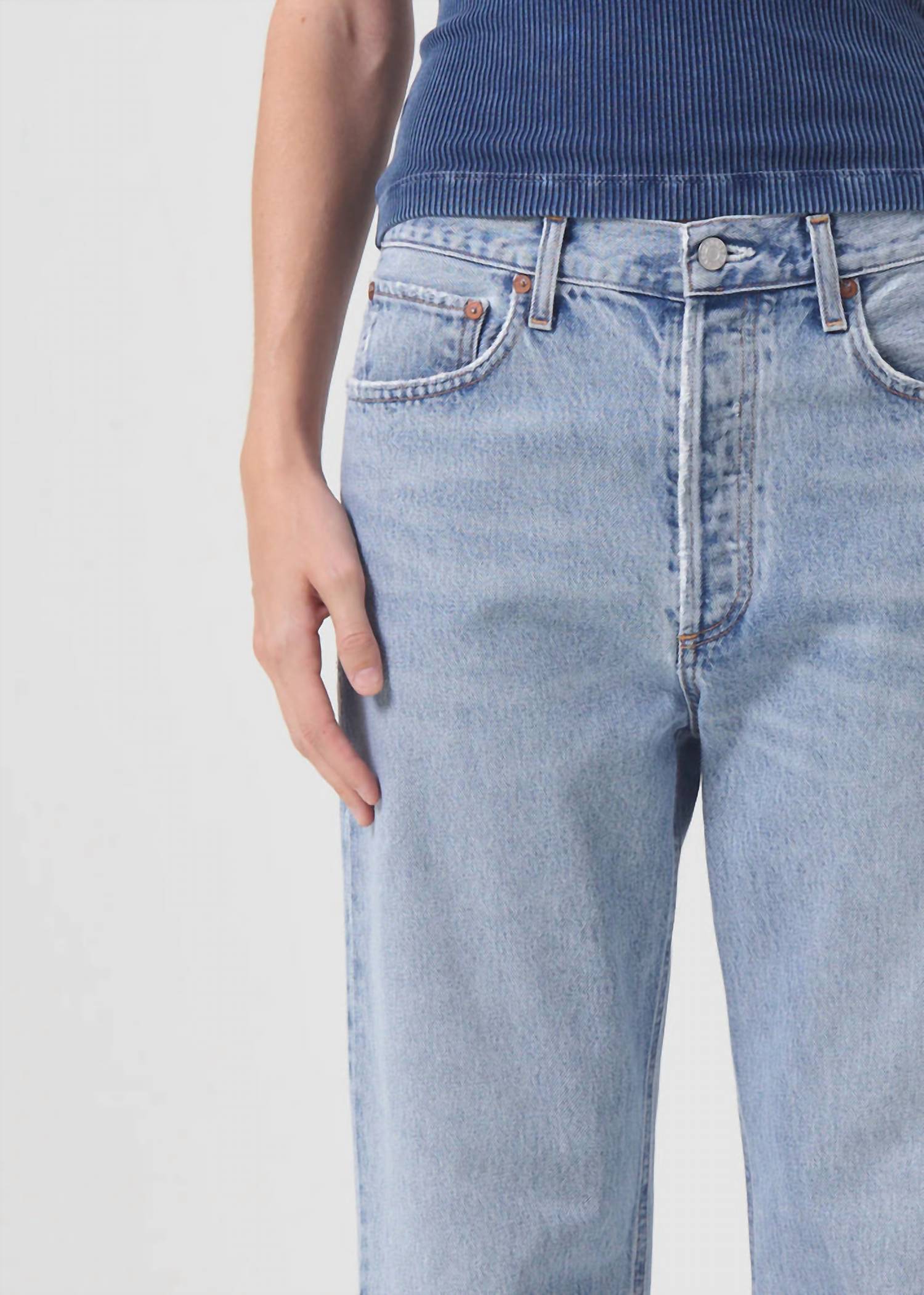 Agolde - Fran Low Slung Straight Jean