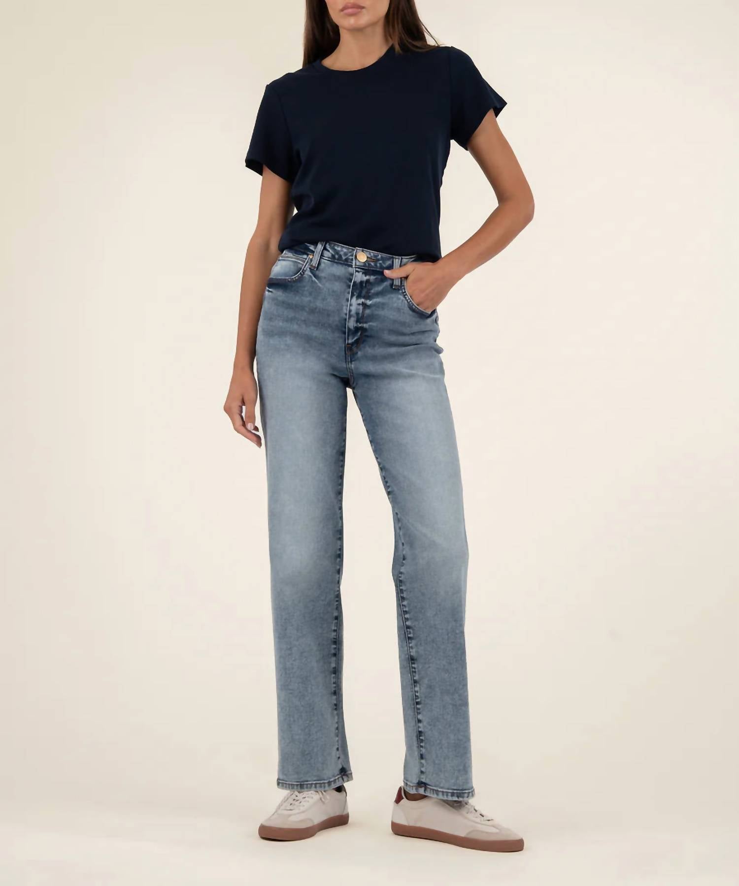 Kut From The Kloth - Sienna High Rise Straight Leg Jeans