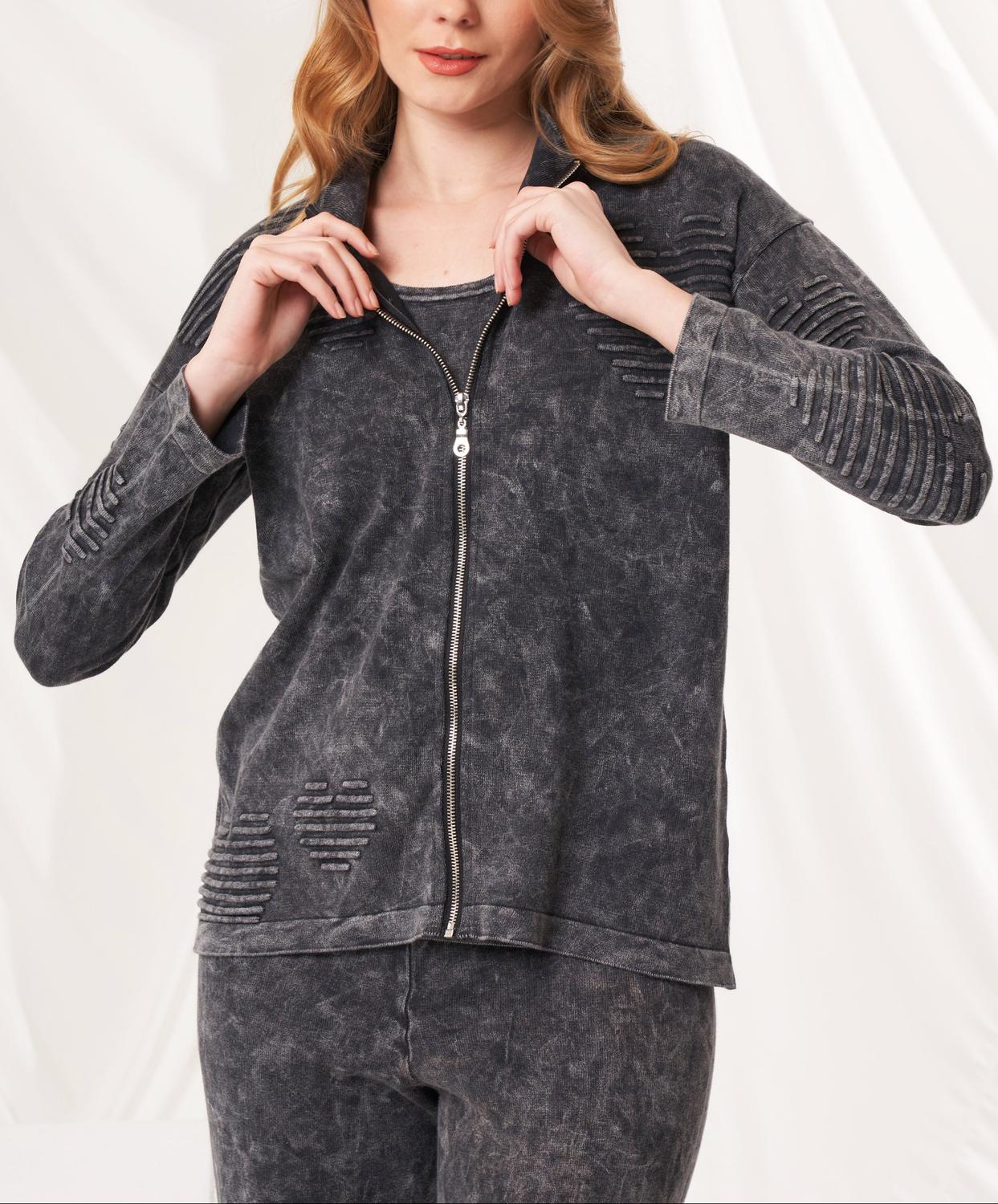 Angel Apparel - Star Embossed Hoodie