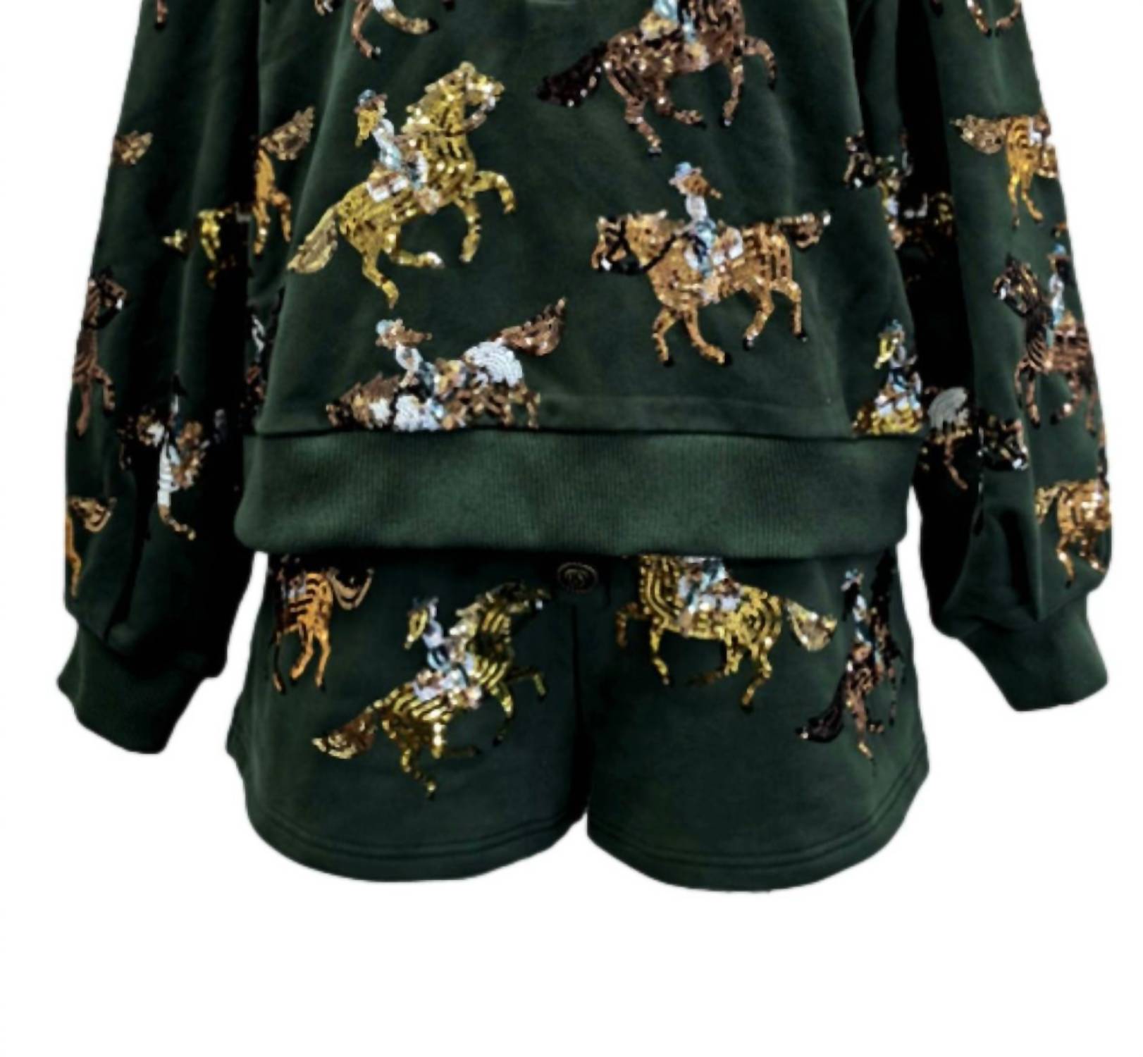 Queen Of Sparkles - Horse Riders Shorts