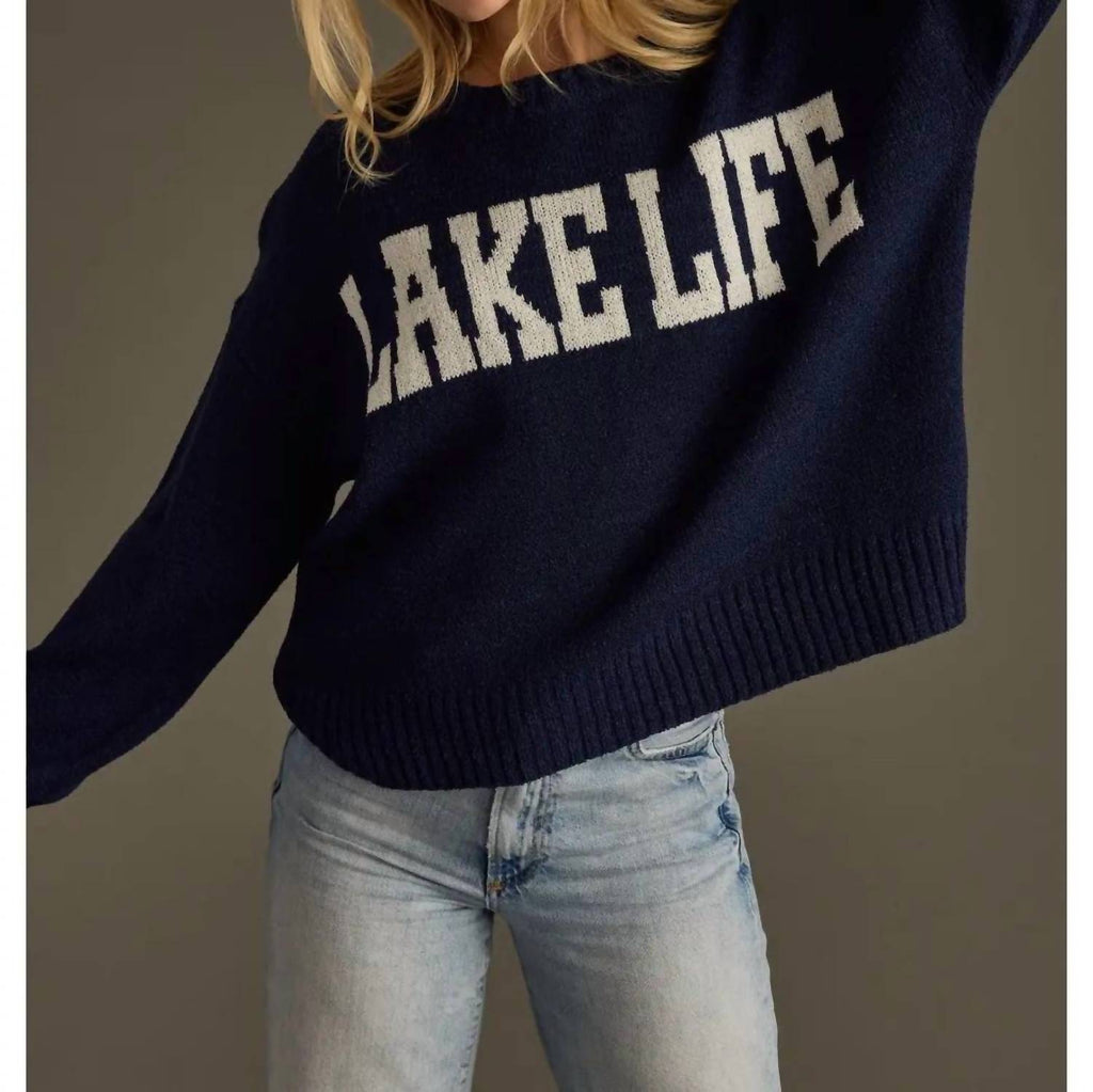 Panache Apparel - Lake Life Graphic Sweater