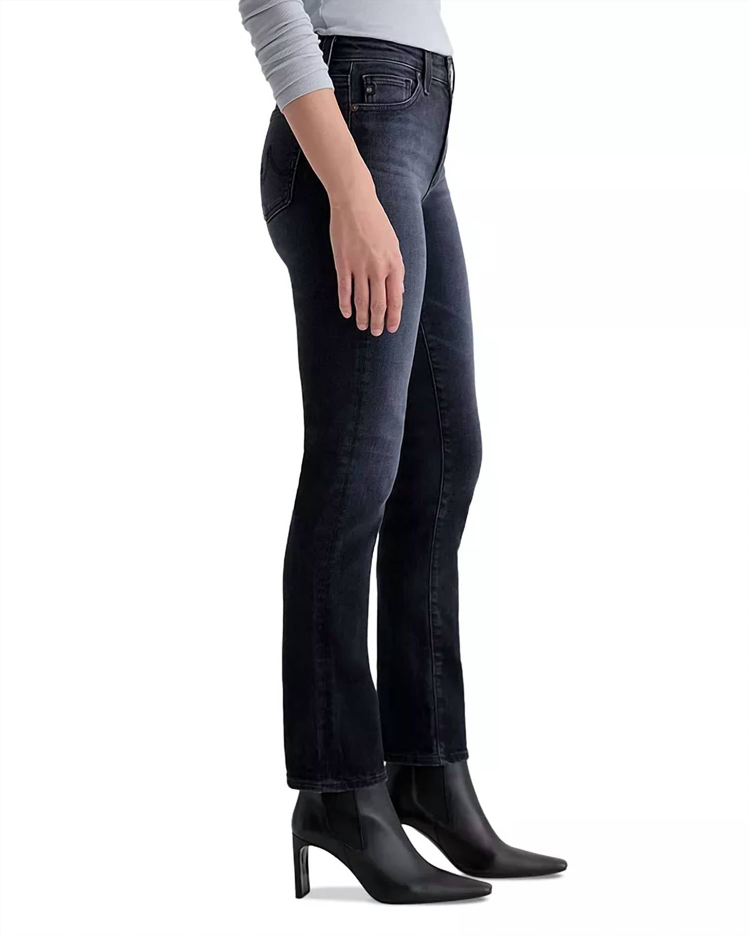 Ag Jeans - Mari Mid Rise Slim Straight Leg Jeans