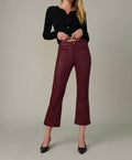 Joe'S Jeans - Callie Cropped Bootcut Coated Pants