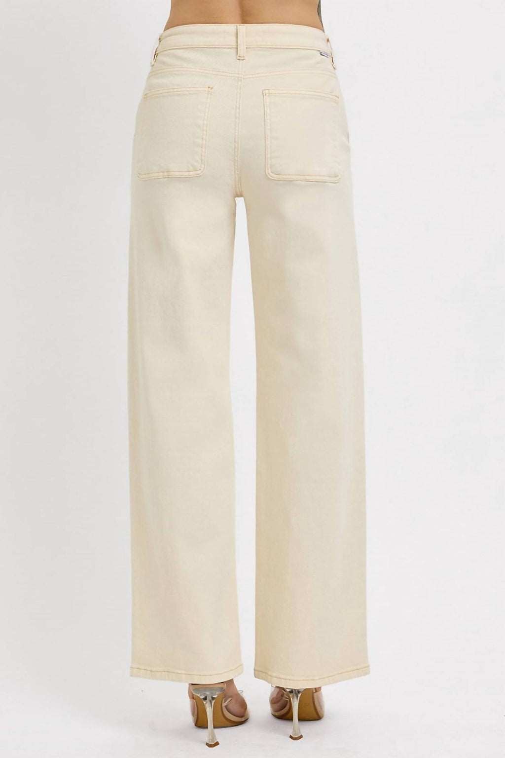 Risen - Tummy Control Mid Rise Baggy Ankle Jean