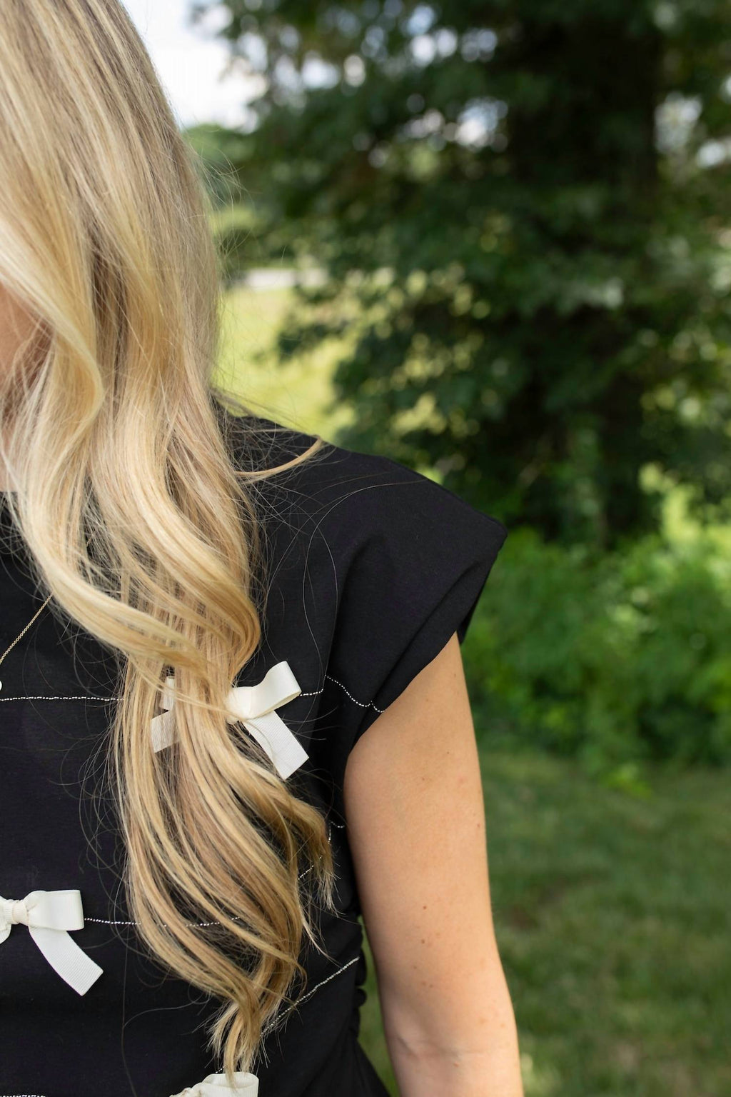 Davi & Dani - Chic Charm Top with Bows