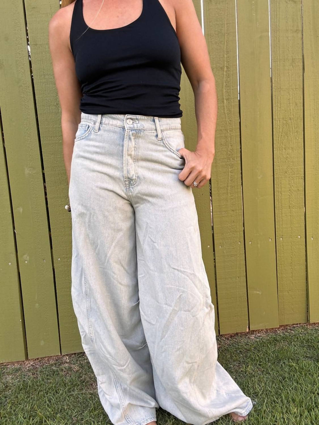 Free People - Westward Demi Wide Leg Jeans