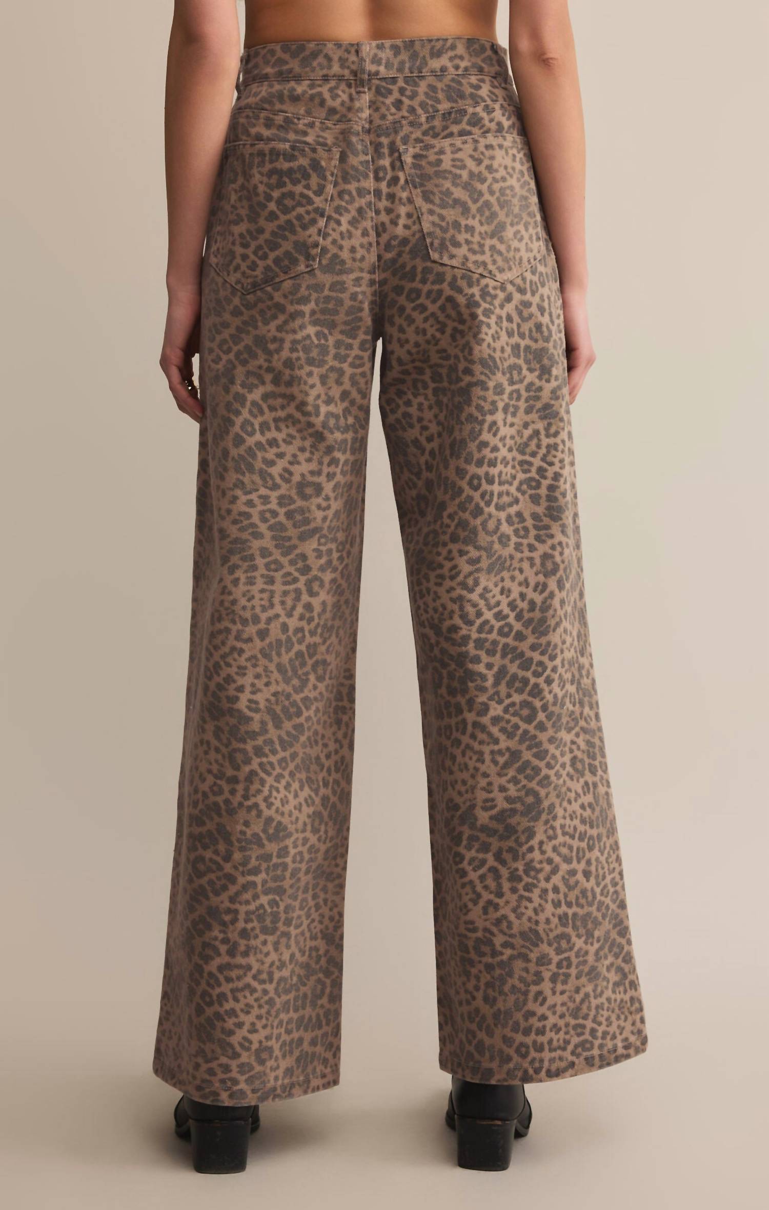 Z Supply - Marli Denim Leopard Pant