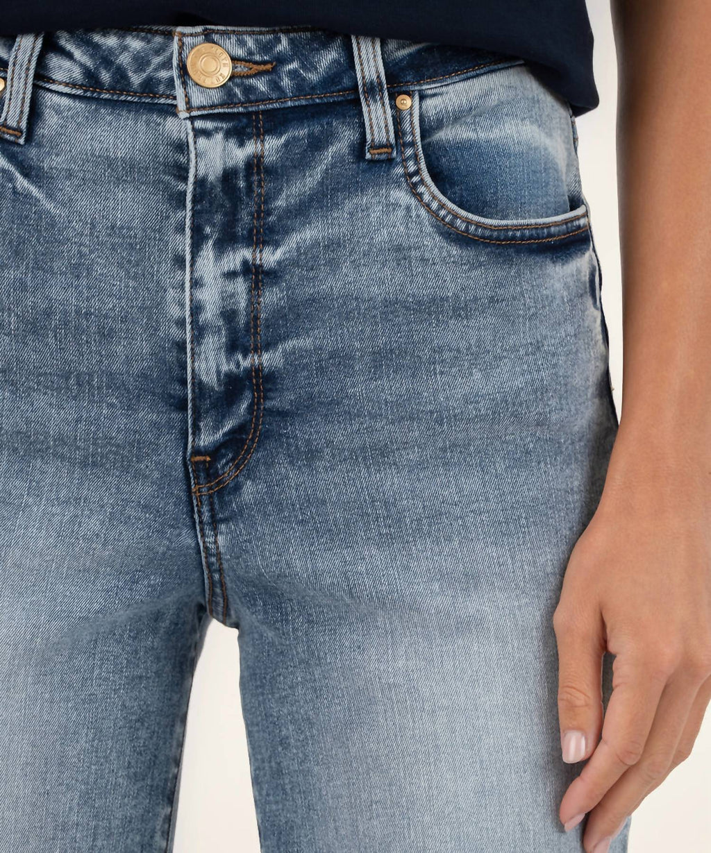 Kut From The Kloth - Sienna High Rise Straight Leg Jeans