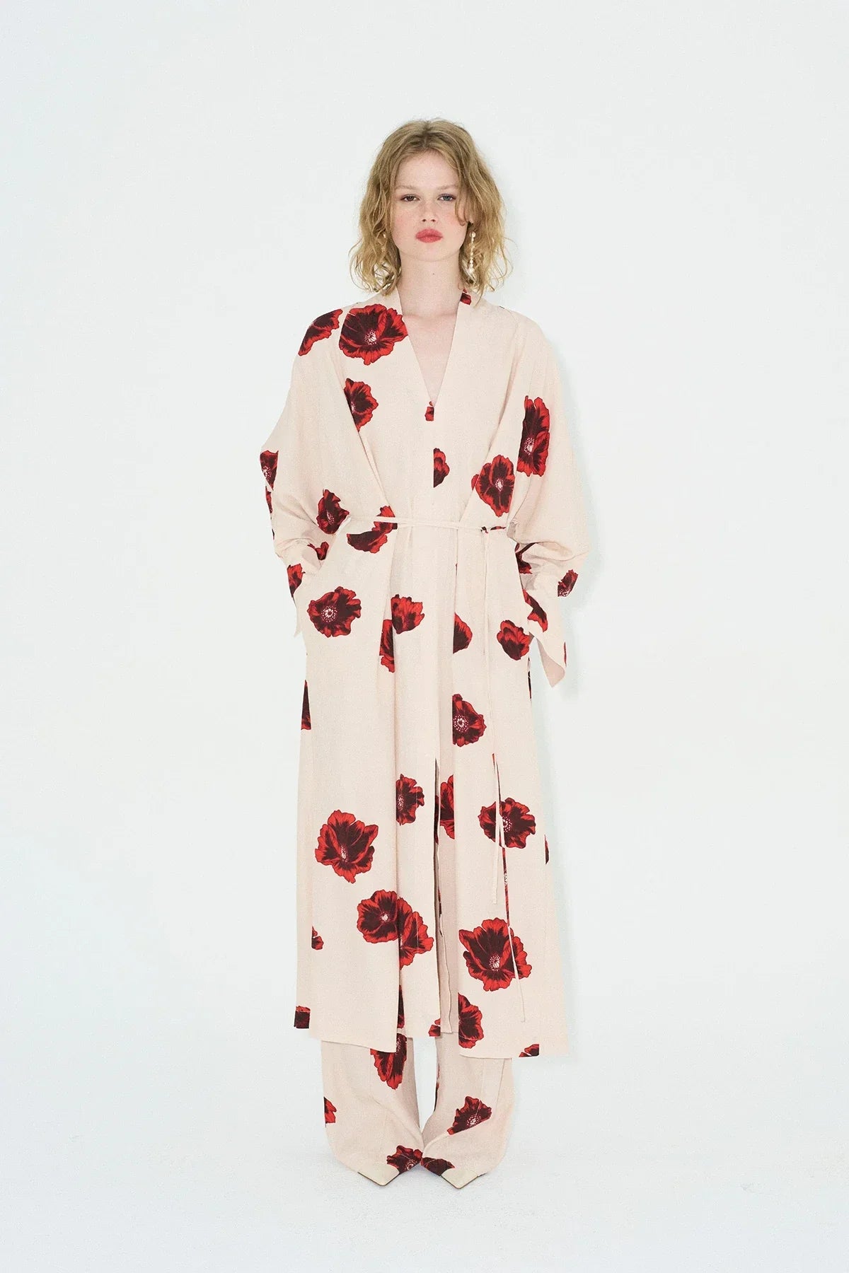 Sahara Print Kimono Dress