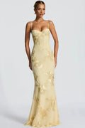 Elegant Slim Mesh Maxi Dress