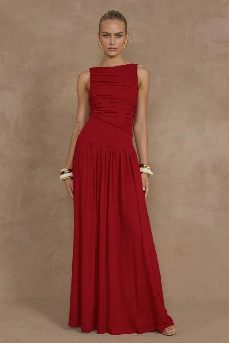 Sleeveless Slim Maxi Dress