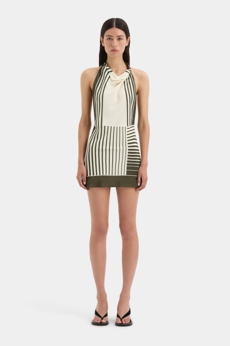 Unique Print  Mini Dress