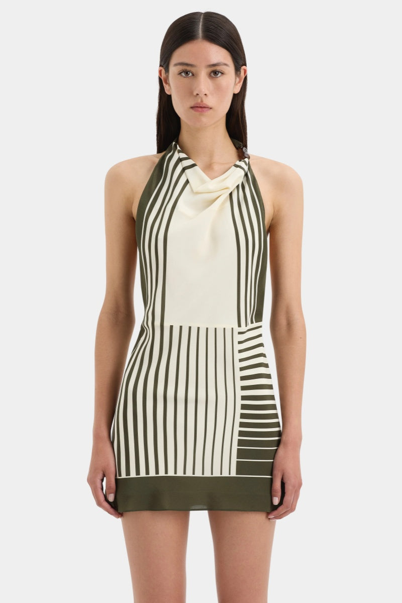 Unique Print  Mini Dress