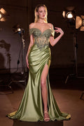 Channing Gown - Fitted Dress with Crystal Bodice